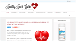 Desktop Screenshot of healthy-heart-guide.com